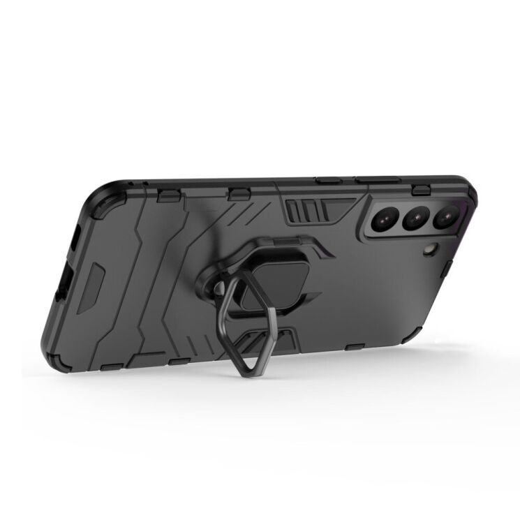 Защитный чехол Deexe Hybrid Case для Samsung Galaxy S22 - Black: фото 4 из 10