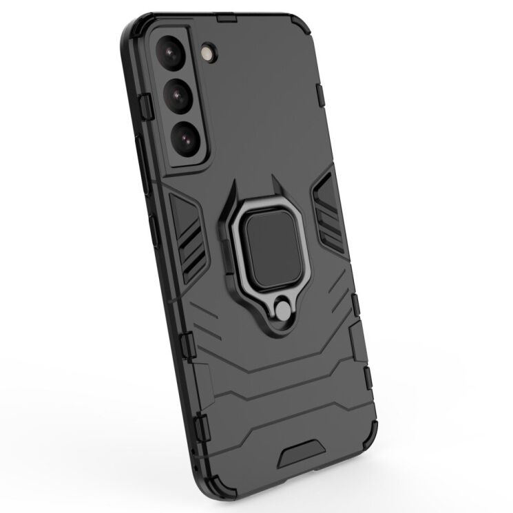 Защитный чехол Deexe Hybrid Case для Samsung Galaxy S22 - Black: фото 5 из 10