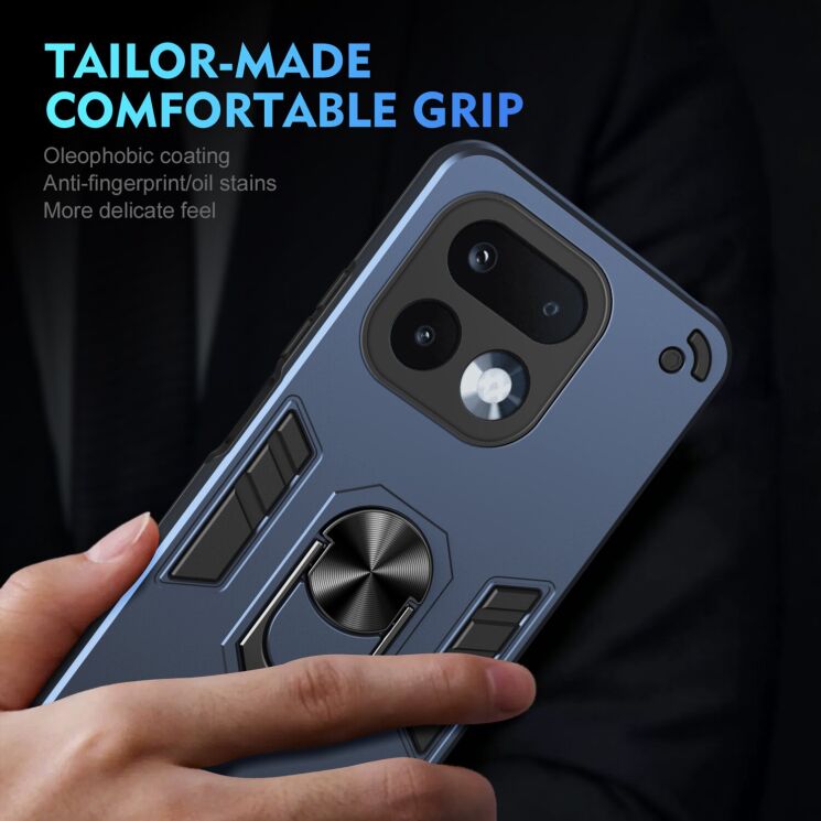 Защитный чехол Deexe Hybrid Shell для Realme 16 Pro - Green: фото 5 из 7