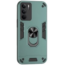Защитный чехол Deexe Hybrid Shell для Realme C75 - Green: фото 1 из 7