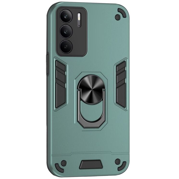 Защитный чехол Deexe Hybrid Shell для Realme C75 - Green: фото 1 из 7