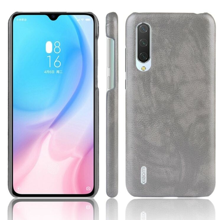 Захисний чохол Deexe Leather Back Cover для Xiaomi Mi CC9 / Mi 9 Lite - Grey: фото 1 з 5