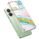 Защитный чехол Deexe Marble Style для Xiaomi Redmi Note 13 - Light Green (345965LG). Фото 2 из 6
