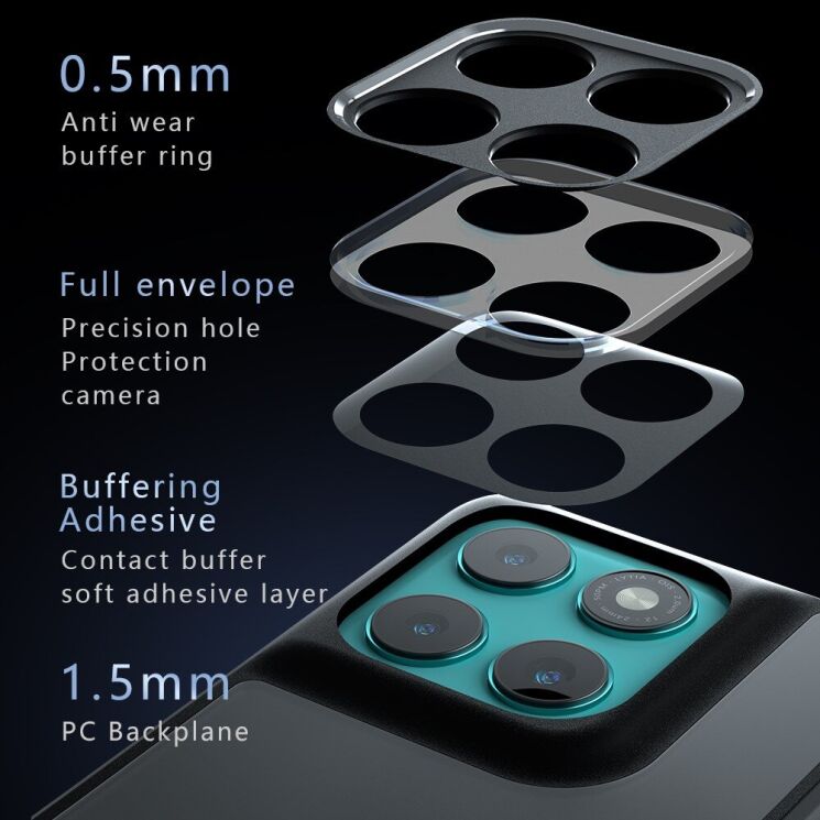 Защитный чехол Deexe Matte Skin для Motorola Edge 60 / Edge 60 Fusion - Black: фото 10 из 12
