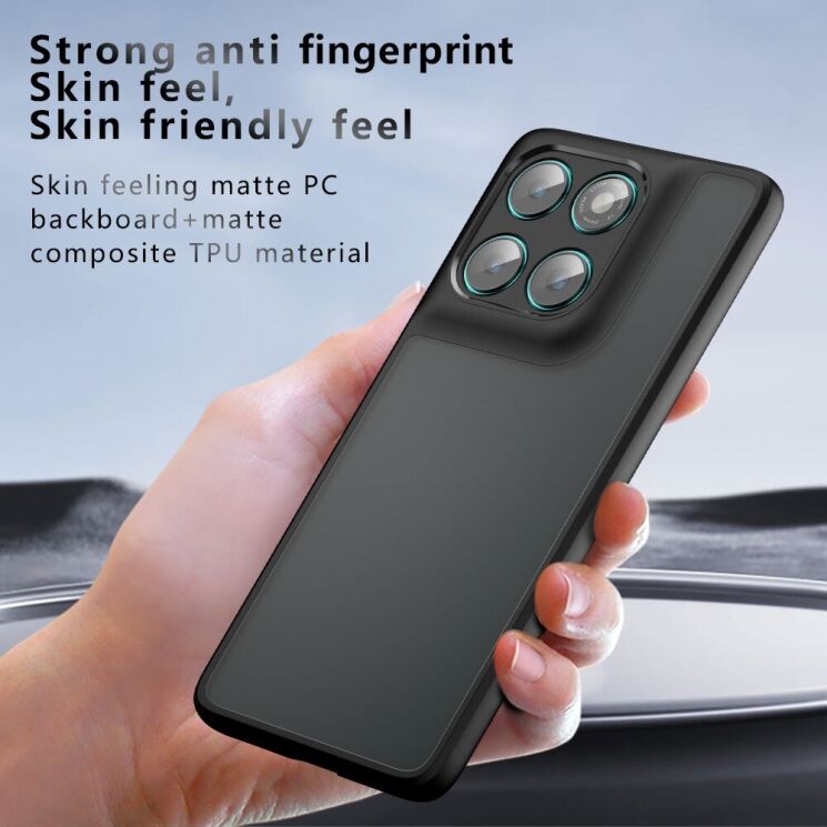 Защитный чехол Deexe Matte Skin для Motorola Edge 60 / Edge 60 Fusion - Black: фото 8 из 12