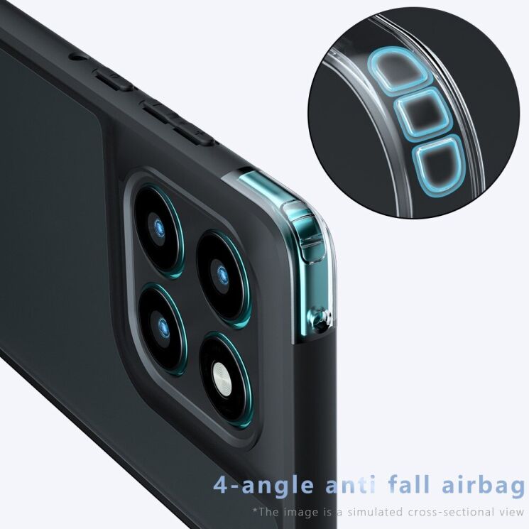 Защитный чехол Deexe Matte Skin для Motorola Edge 60 / Edge 60 Fusion - Black: фото 5 из 12