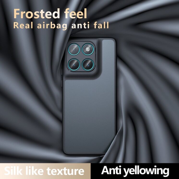 Защитный чехол Deexe Matte Skin для Motorola Edge 60 / Edge 60 Fusion - Black: фото 3 из 12