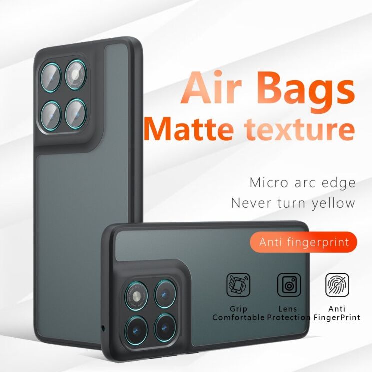 Защитный чехол Deexe Matte Skin для Motorola Edge 60 / Edge 60 Fusion - Black: фото 2 из 12