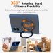 Захисний чохол Deexe Matte Skin Kickstand with MagSafe (FF) для Samsung Galaxy Fold 8 - Blue (424515L). Фото 4 з 8