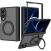 Захисний чохол Deexe Matte Skin Kickstand with MagSafe (FF) для Samsung Galaxy Fold 8 - Black: фото 1 з 8