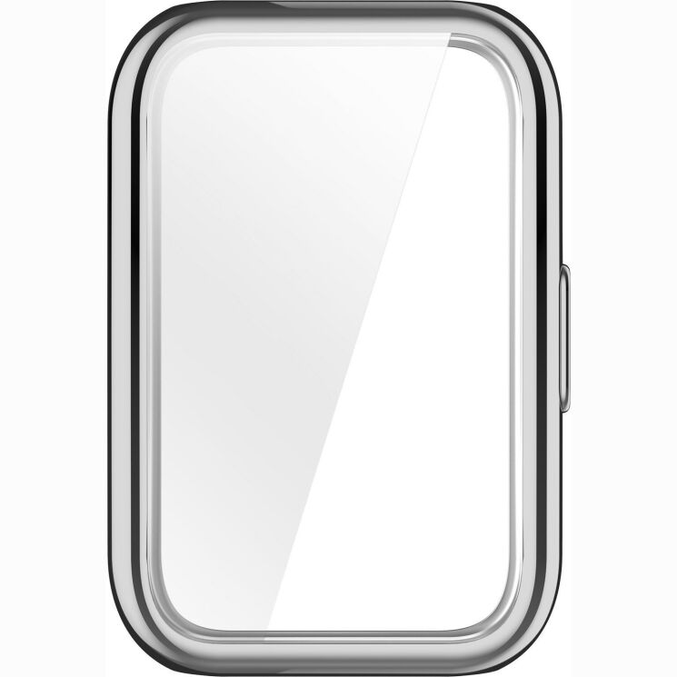 Защитный чехол Deexe Protective Frame для Huawei Band 11 - Electroplated Silver (331001S) Защитный чехол Deexe Protective Frame для Huawei Band 11 - Electroplated Silver: фото 6 из 7