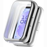 Защитный чехол Deexe Protective Frame для Huawei Band 11 - Electroplated Silver: фото 1 из 7