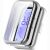 Защитный чехол Deexe Protective Frame для Huawei Band 11 - Electroplated Silver: фото 1 из 7