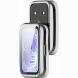Защитный чехол Deexe Protective Frame для Huawei Band 11 - Electroplated Silver (331001S). Фото 2 из 7