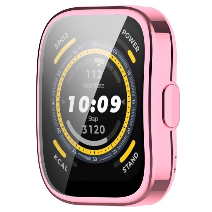 Захисний чохол Deexe Protective Frame для Xiaomi Amazfit Bip 5 - Pink: фото 6 з 8