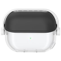 Захисний чохол Deexe Revert Stand для Samsung Galaxy Buds 3 / Buds 3 Pro - Dark Grey: фото 1 з 9
