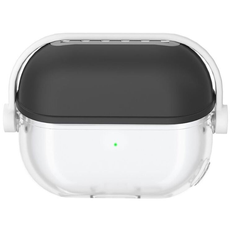 Захисний чохол Deexe Revert Stand для Samsung Galaxy Buds 3 / Buds 3 Pro - Dark Grey: фото 1 з 9