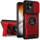 Защитный чехол Deexe Ring Shield для TECNO Pova 8 - Red (432301R). Фото 1 из 12