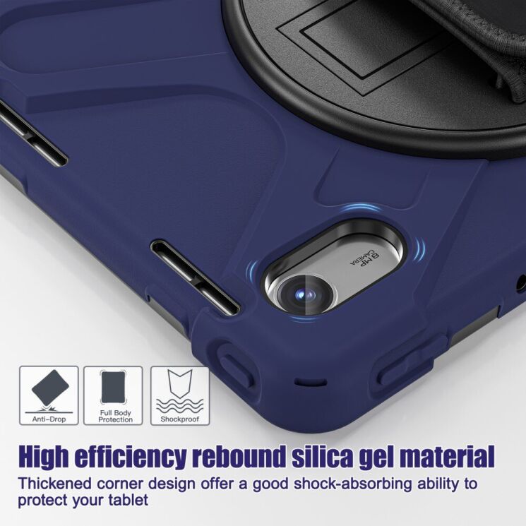 Защитный чехол Deexe Rotation Hybrid для Lenovo Tab M11 (TB330) / Xiaoxin Pad 11 - Navy Blue: фото 5 из 11