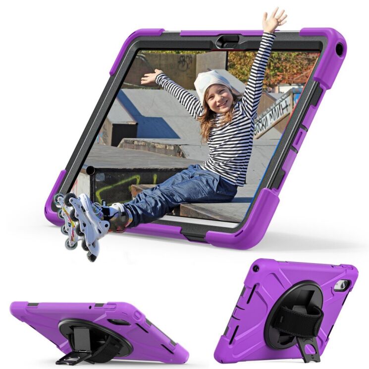 Захисний чохол Deexe Rotation Hybrid для Lenovo Tab M11 (TB330) / Xiaoxin Pad 11 - Purple: фото 2 з 11