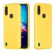Захисний чохол Deexe Silicone Case для Motorola Moto E6S / Moto E6i - Yellow (291021Y). Фото 1 з 6