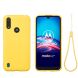 Захисний чохол Deexe Silicone Case для Motorola Moto E6S / Moto E6i - Yellow (291021Y). Фото 2 з 6