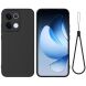 Защитный чехол Deexe Silicone Case для OPPO Reno 13 5G - Black (376544B). Фото 1 из 8