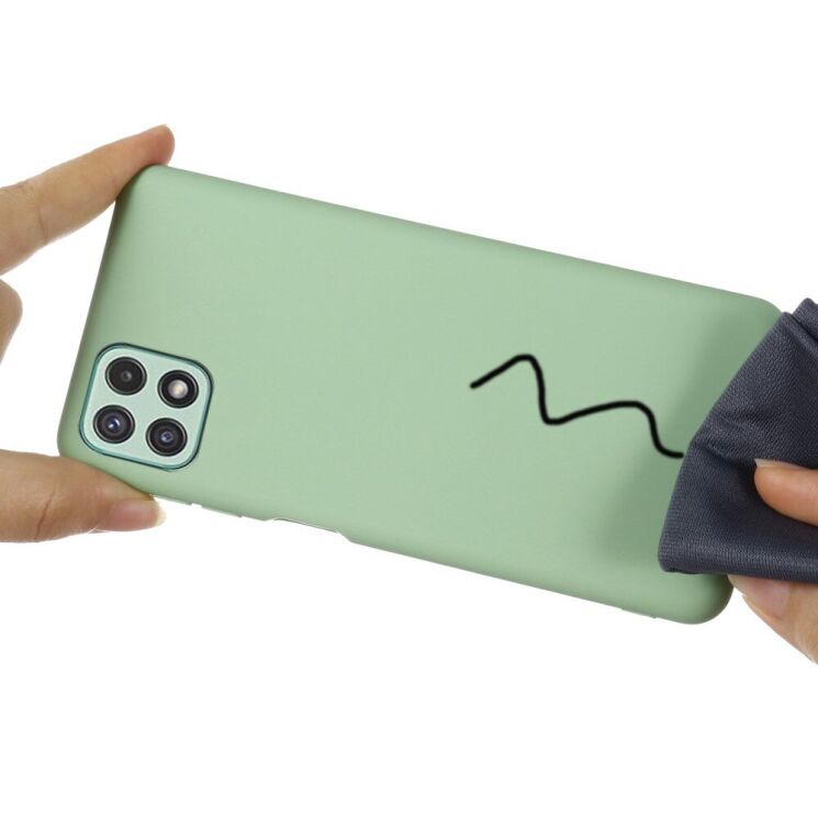 Защитный чехол Deexe Silicone Case для Samsung Galaxy A22 5G (A226) - Green: фото 5 из 9