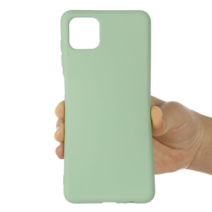 Защитный чехол Deexe Silicone Case для Samsung Galaxy A22 5G (A226) - Green: фото 4 из 9