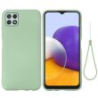 Силиконовый (TPU) чехол Deexe Silicone Case для Samsung Galaxy A22 5G (A226) - Green (298918G)