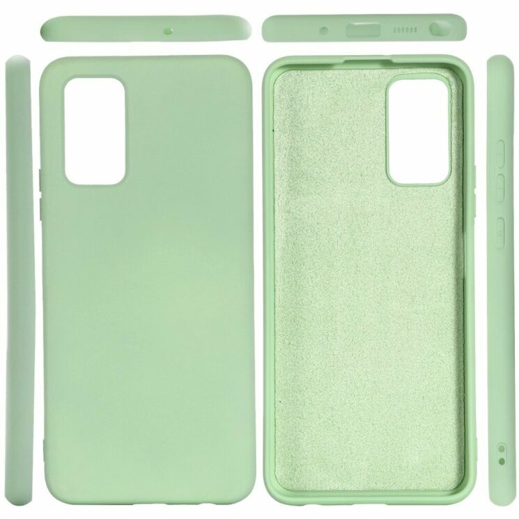 Защитный чехол Deexe Silicone Case для Samsung Galaxy Note 20 (N980) - Green: фото 5 из 5