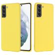 Силіконовий (TPU) чохол Deexe Silicone Case для Samsung Galaxy S22 Plus - Yellow (290314Y)