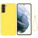 Защитный чехол Deexe Silicone Case для Samsung Galaxy S22 Plus - Yellow (290314Y). Фото 2 из 4