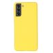 Защитный чехол Deexe Silicone Case для Samsung Galaxy S22 Plus - Yellow (290314Y). Фото 3 из 4