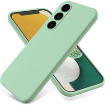 Защитный чехол Deexe Silicone Case для Samsung Galaxy S24 FE (S721) - Green: фото 1 из 8