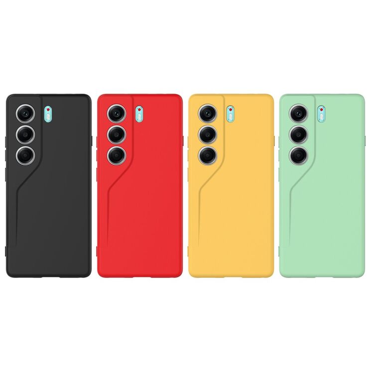 Захисний чохол Deexe Silicone Case для TECNO Camon 40 (CM5) - Black: фото 2 з 9
