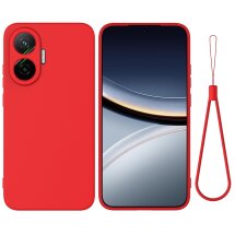 Захисний чохол Deexe Silicone Case для Xiaomi Poco F7 - Red: фото 1 з 9