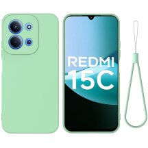 Захисний чохол Deexe Silicone Case для Xiaomi Redmi 15C / Poco C85 - Green: фото 1 з 9