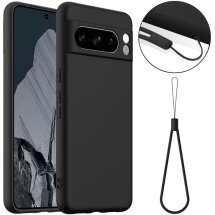 Захисний чохол Deexe Silicone Case with MagSafe для Google Pixel 8 Pro - Black: фото 1 з 9