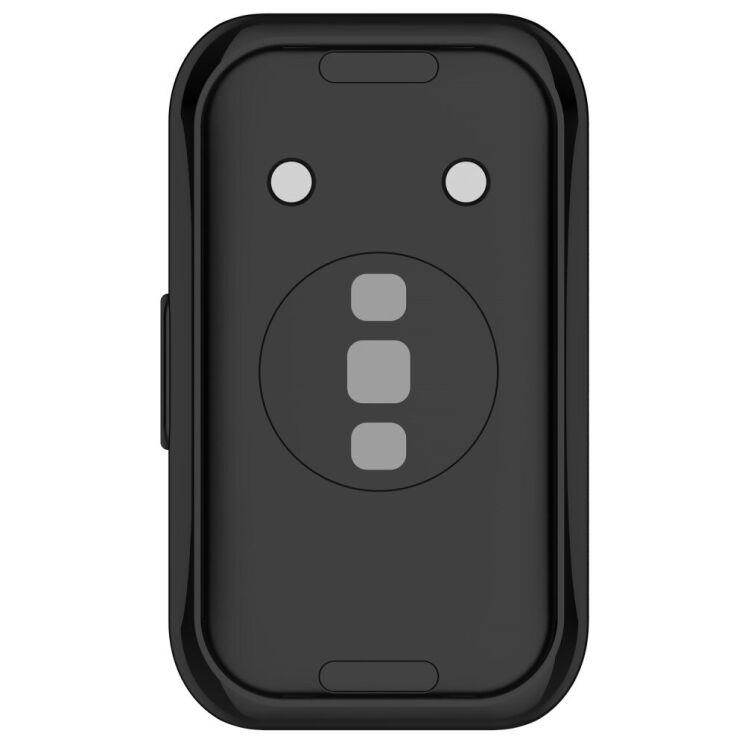 Защитный чехол Deexe Silicone Frame для Huawei Band 8 / 9 - Black: фото 6 из 8
