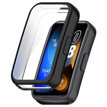 Защитный чехол Deexe Silicone Frame для Huawei Band 8 / 9 - Black: фото 1 из 8