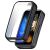 Защитный чехол Deexe Silicone Frame для Huawei Band 8 / 9 - Black: фото 1 из 8