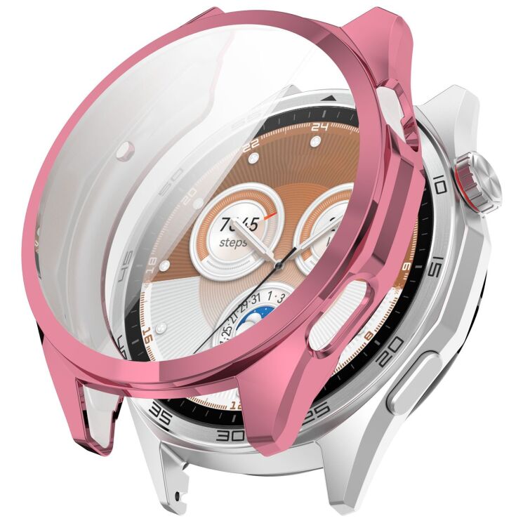 Защитный чехол Deexe Silicone Frame для Huawei Watch GT 6 (46 mm) - Pink: фото 1 из 5