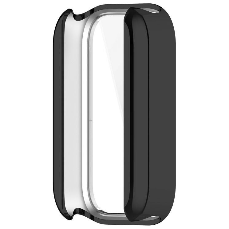 Защитный чехол Deexe Silicone Frame для Xiaomi Smart Band 11 Active - Black: фото 5 из 7