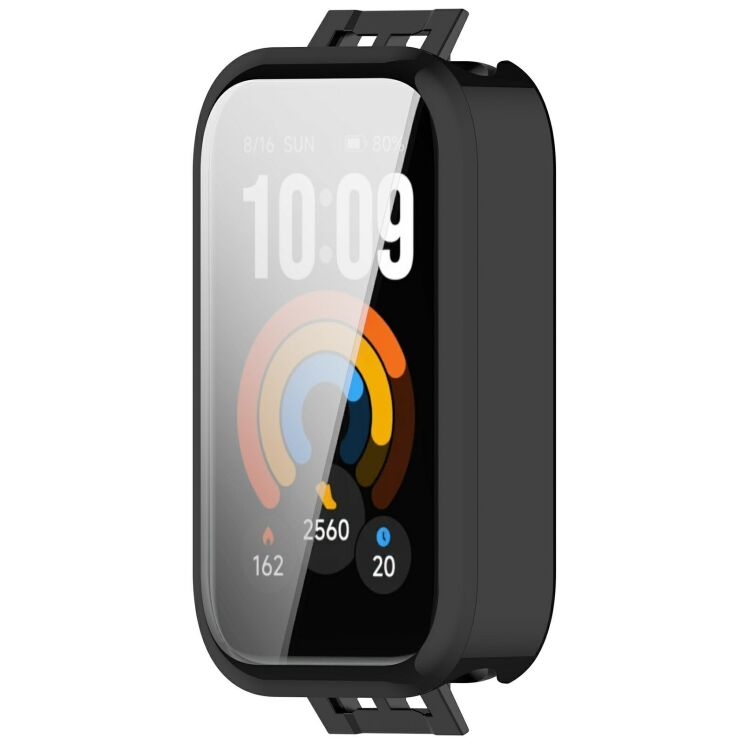 Защитный чехол Deexe Silicone Frame для Xiaomi Smart Band 11 Active - Black: фото 3 из 7