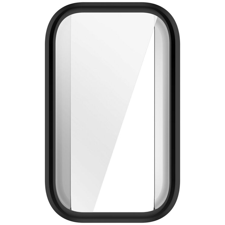 Защитный чехол Deexe Silicone Frame для Xiaomi Smart Band 11 Active - Black: фото 6 из 7
