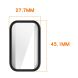 Захисний чохол Deexe Silicone Frame для Xiaomi Smart Band 11 Active - Silver (229606S). Фото 7 з 7