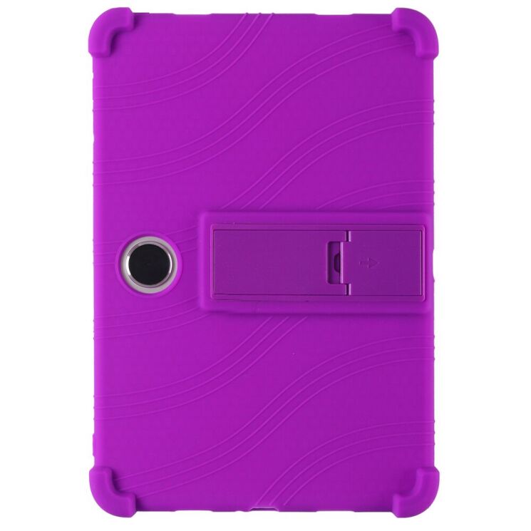 Захисний чохол Deexe Silicone Kickstand для OPPO Pad SE - Purple: фото 1 з 7
