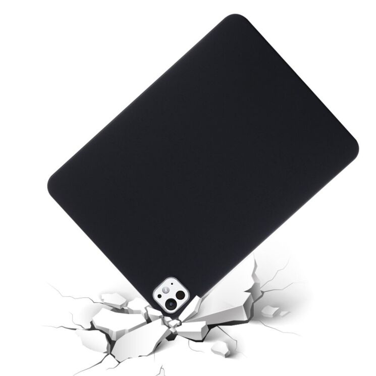 Защитный чехол Deexe Silicone Shell для Apple iPad Pro 11 (2024) - Black: фото 6 из 9