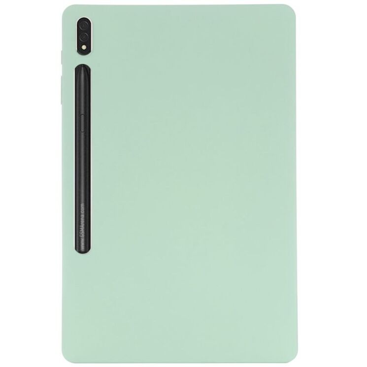 Защитный чехол Deexe Silicone Shell для Samsung Galaxy Tab S10 Plus - Green: фото 3 из 8